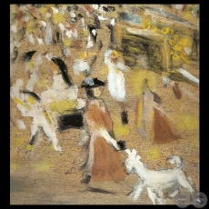 CALLE DE ASUNCIÓN, 1983 - Óleo de IGNACIO NÚÑEZ SOLER